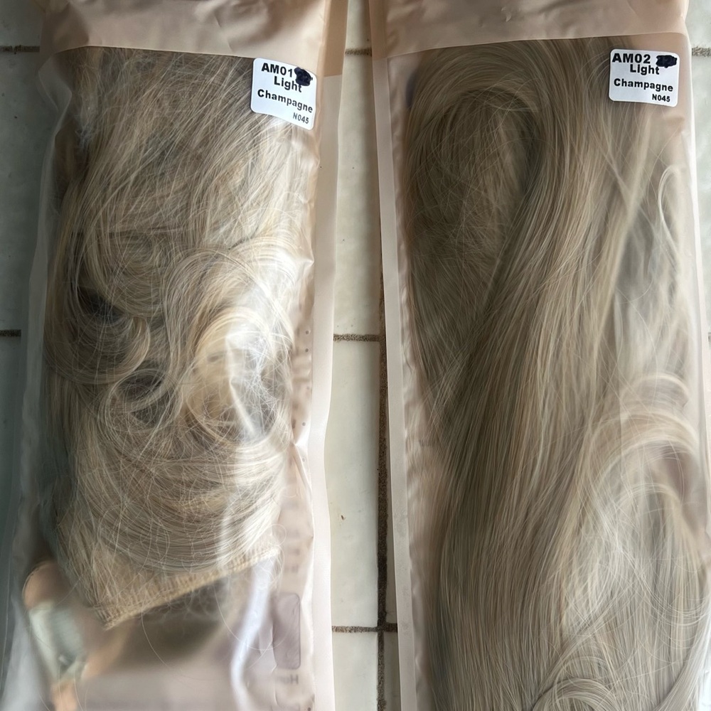 Light Champagne Blonde Hair Extensions